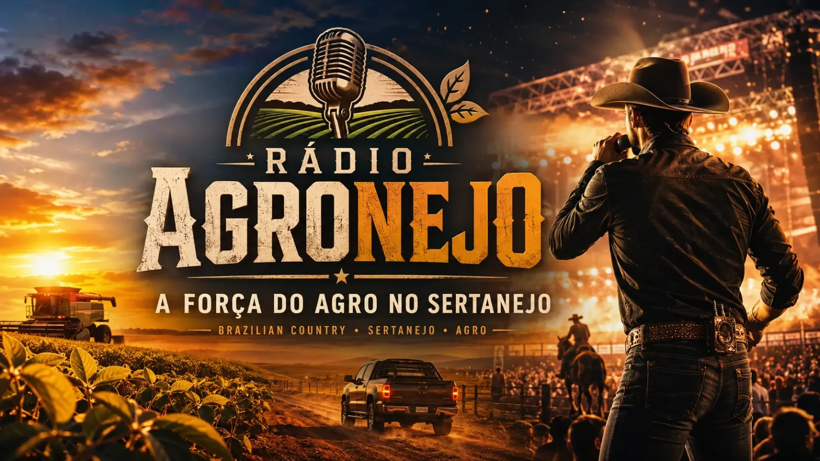 Rádio Agronejo Brazilian sertanejo and agro country radio