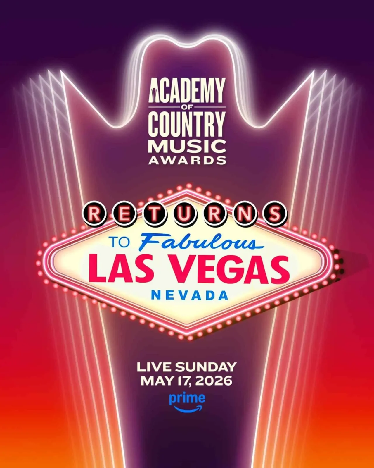 🎸 Las Vegas Turns Into the Capital of Country Music at the 2026 ACM Awards
